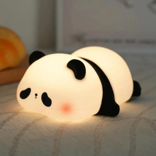 Panda Silicon Lamp, cute panda shape lamp for bedside and table decor in Pakistan