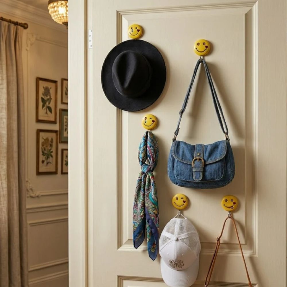Sticky Wall Hooks, easy stick hooks for organizing kitchen and bathroom essentials in Pakistan