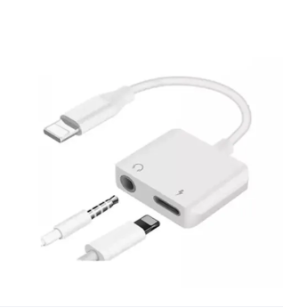 2-in-1 Dual Ports Splitter for iPhone 3.5mm