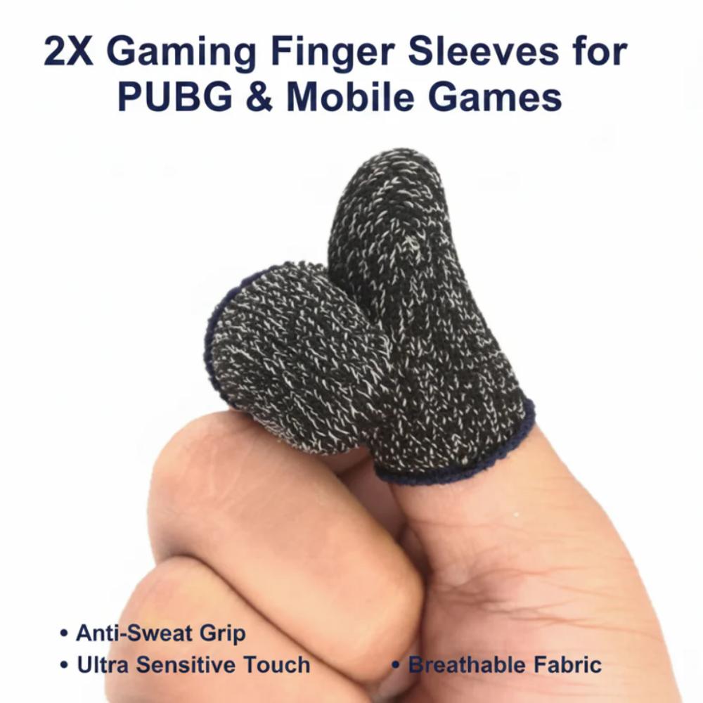 Gaming Anti Slip Finger Sleeves, soft grip sleeves for better mobile gaming control in Pakistan