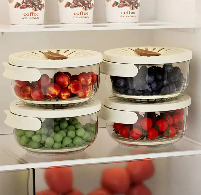 Multifunctional Drainer & Strainer Bowl with Lid