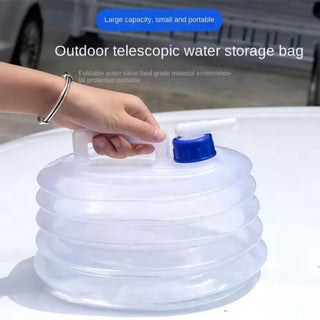 5L Folding Water Bottle for Outdoor, Travel & Camping, easy carry water bag for camping in Pakistan
