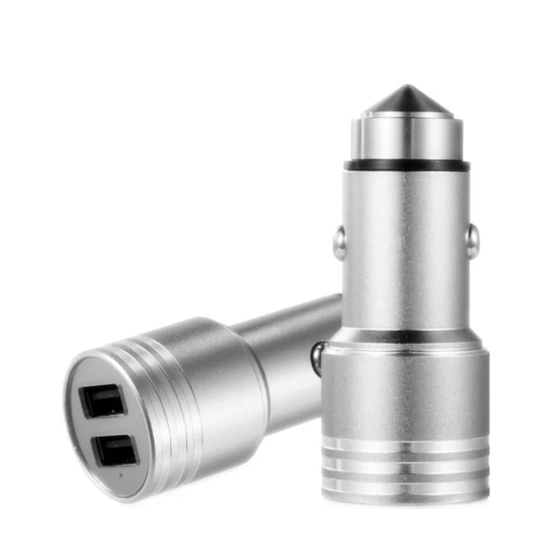 2-in-1 Bullet USB Car Charger