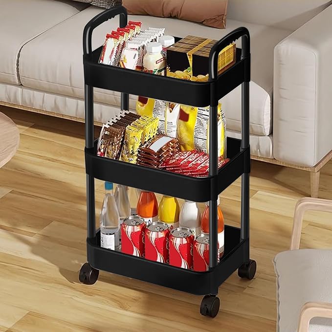 3-Tier Rolling Storage Cart