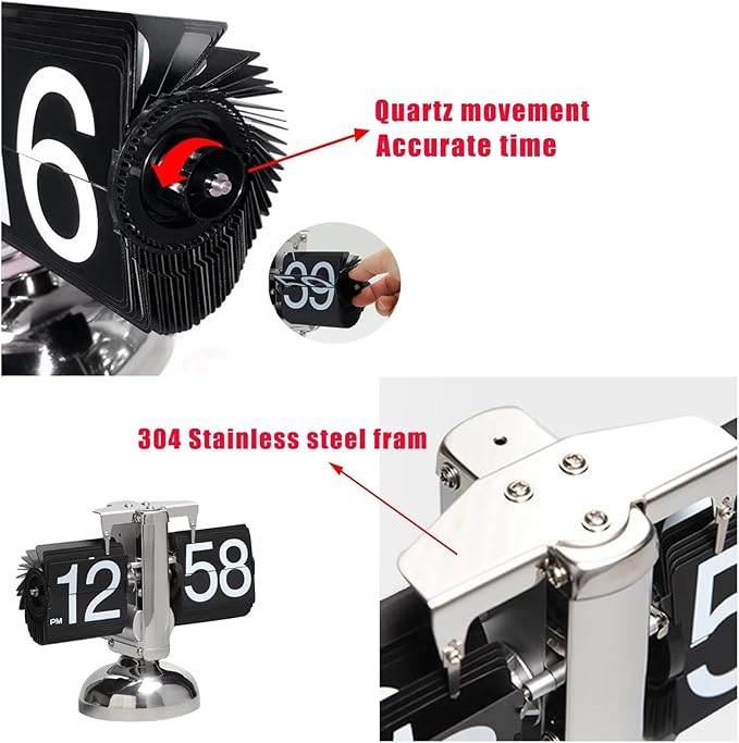 Mechanical Retro Flip Clock