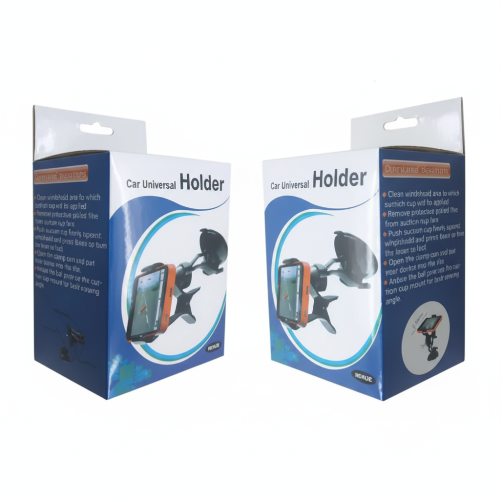 Adjustable car phone mount holder with flexible viewing angles