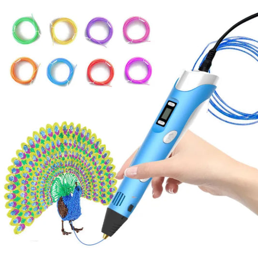 3D Printing Pen for Kids and Adults Creative Drawing Tool with PLA Filament