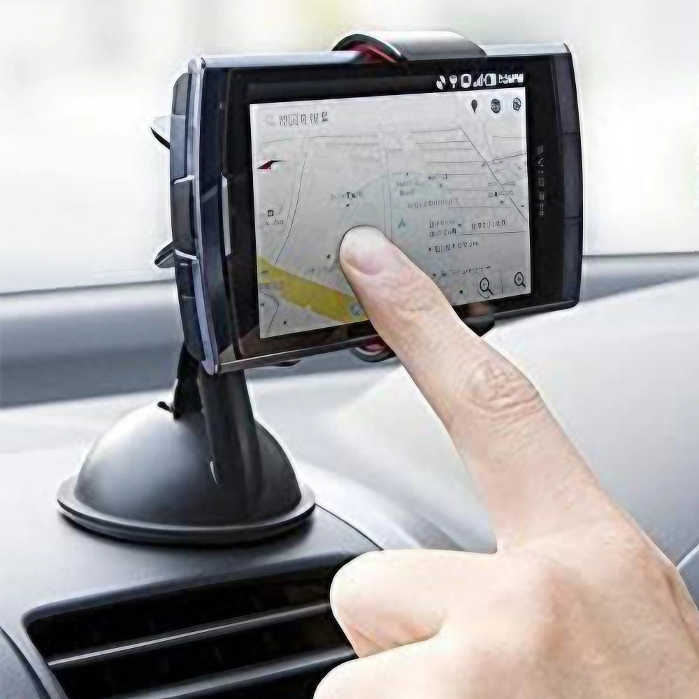 Car phone mount holder with strong clamp for secure phone holding