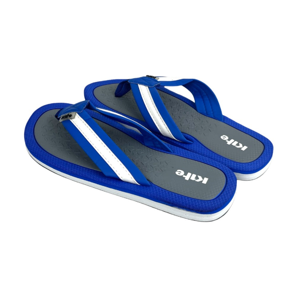 Comfortable men's flip flops featuring a lightweight design, durable outsole, and anti-slip textured footbed.