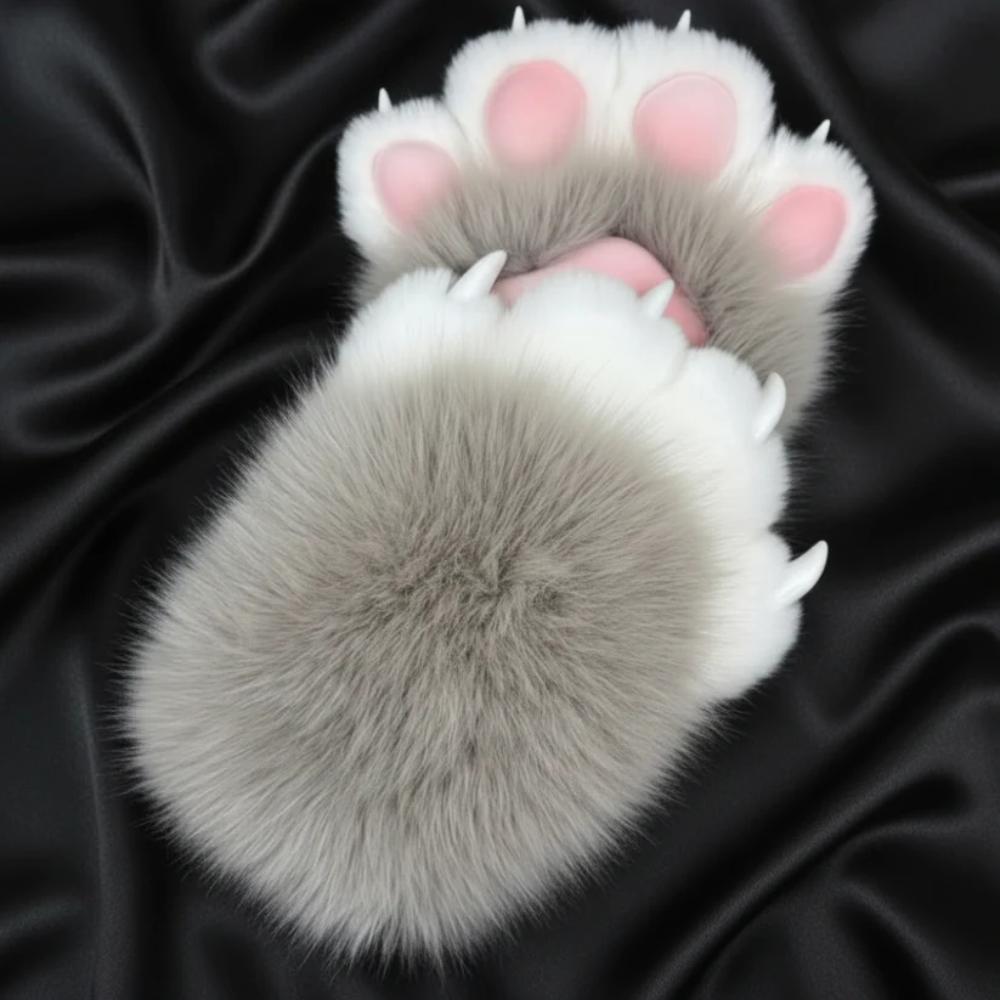 Cat Paw Gloves with Fun Whistle Sound & Nails, soft gloves with sound feature for girls in Pakistan