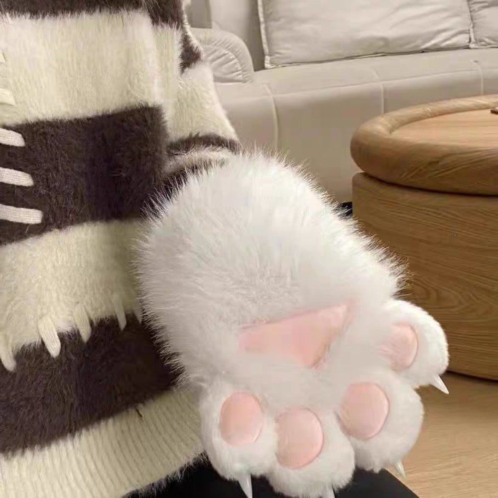 Cat paw gloves for cosplay and fun wear
