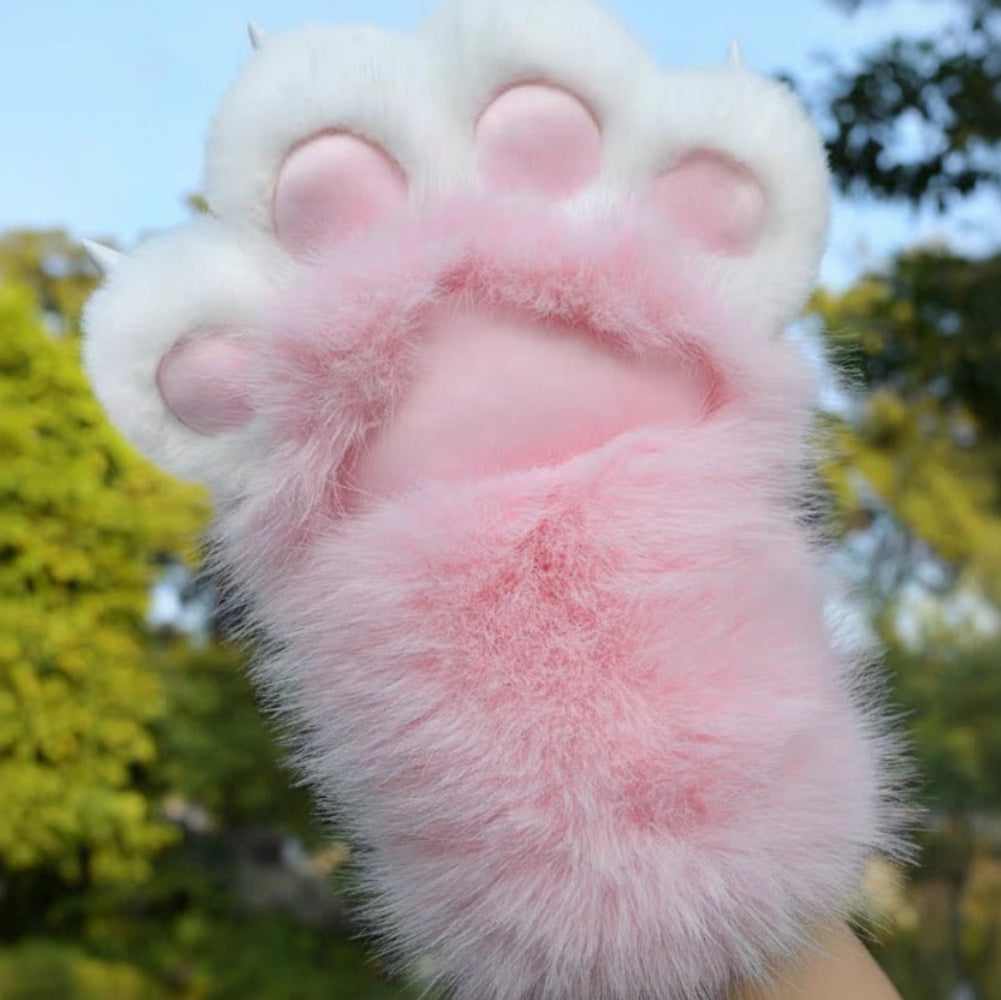 Cat paw winter gloves stylish and comfortable