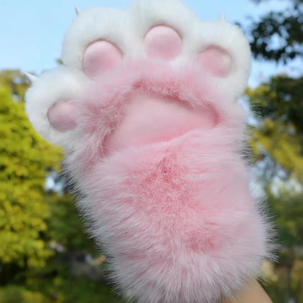 Cat Paw Gloves with Fun Whistle Sound & Nails, soft and comfortable gloves for adults in Pakistan