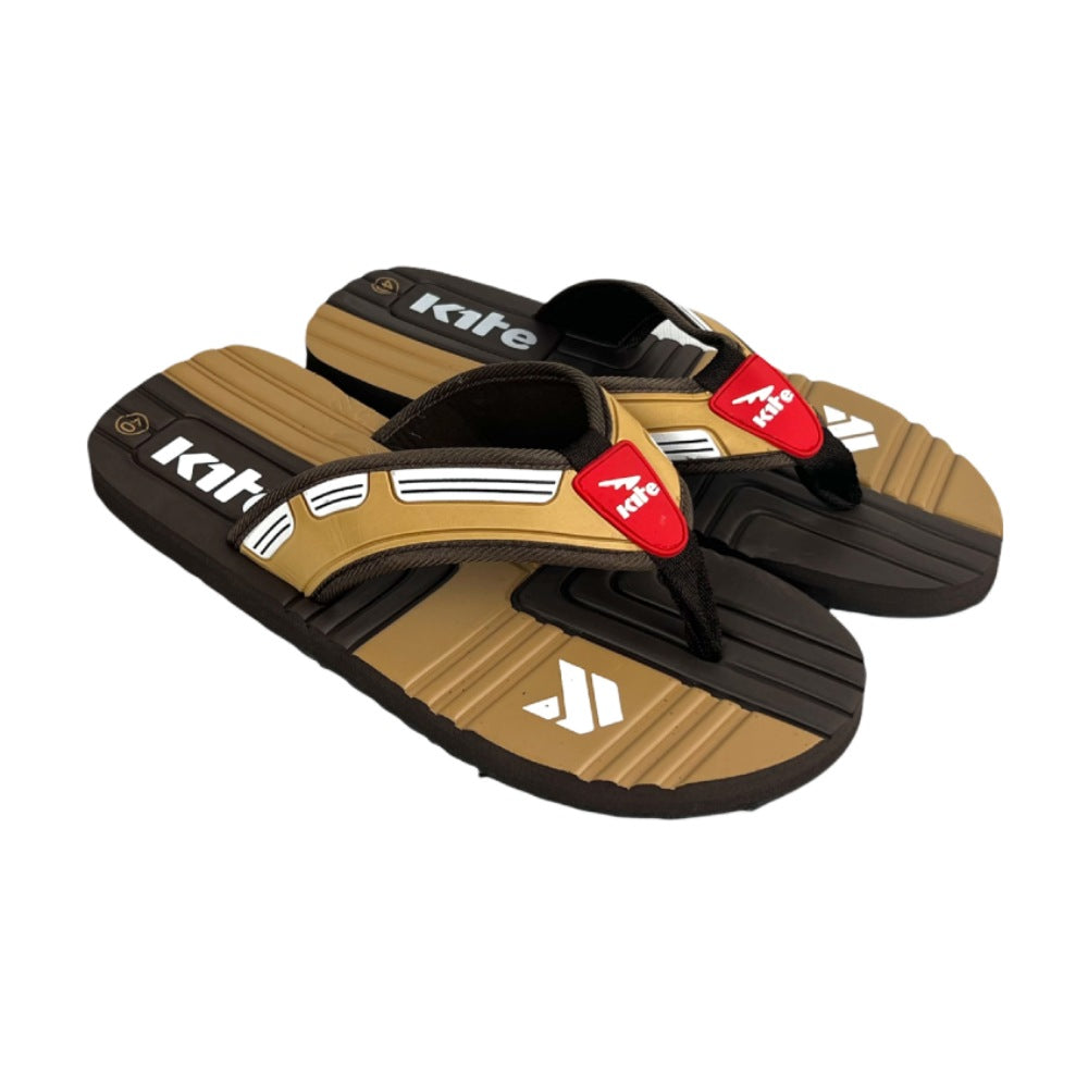 Casual men's flip flops featuring a comfortable fit, textured anti-slip sole, and lightweight design for daily walking.