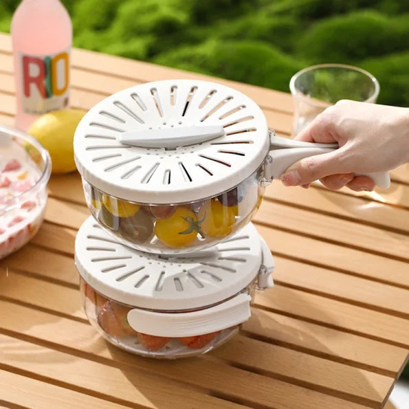 Multifunctional Drainer & Strainer Bowl with Lid