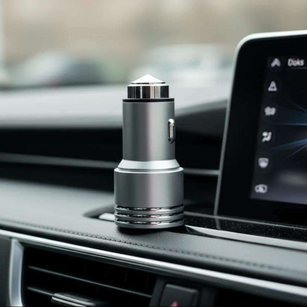 Bullet USB Car Charger Adapter with Dual Port, dual port charger for mobile phones in Pakistan