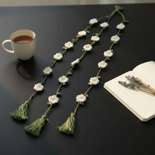 Crochet Paranda for Girl's Hairs, traditional hair accessory for girls for mehndi use in Pakistan