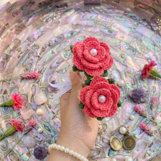 Pink Crochet Gajry for Girls, stylish handmade wrist accessory for young girls in Pakistan