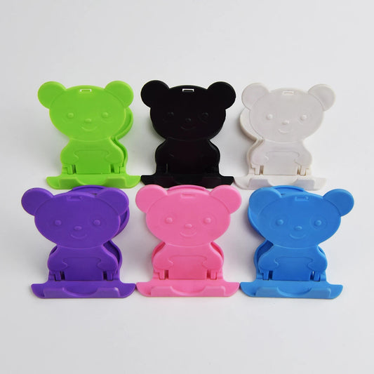 Cute cat mobile and tablet stand for desk and home use