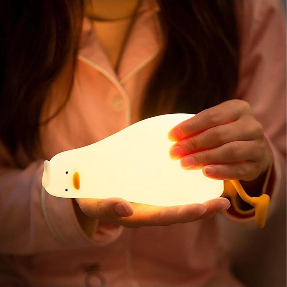 Lying duck Silicon Lamp, gentle light lamp for sleep and comfort in Pakistan homes