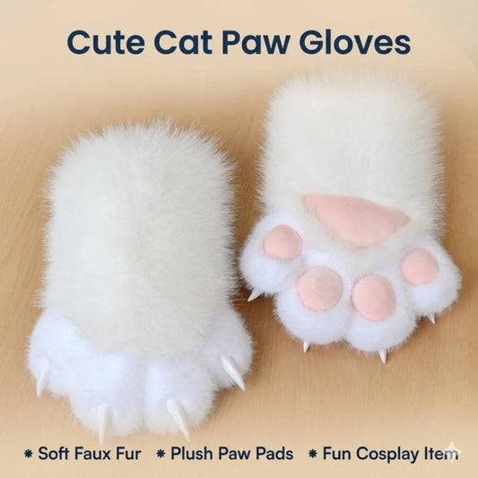Cat Paw Gloves with Fun Whistle Sound & Nails, soft gloves with sound feature for adults in Pakistan