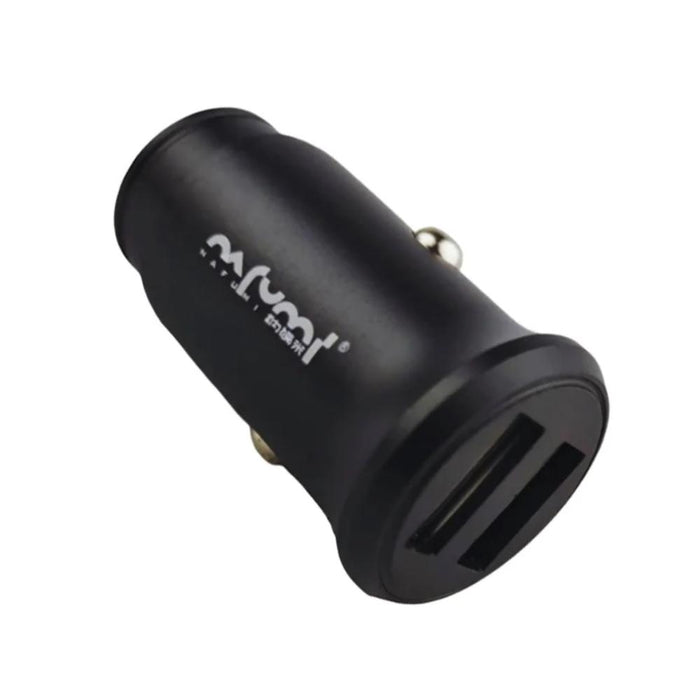 Dual USB Car Charger Fast Charging Adapter 12–24V (Black), fast phone charger for cars in Pakistan