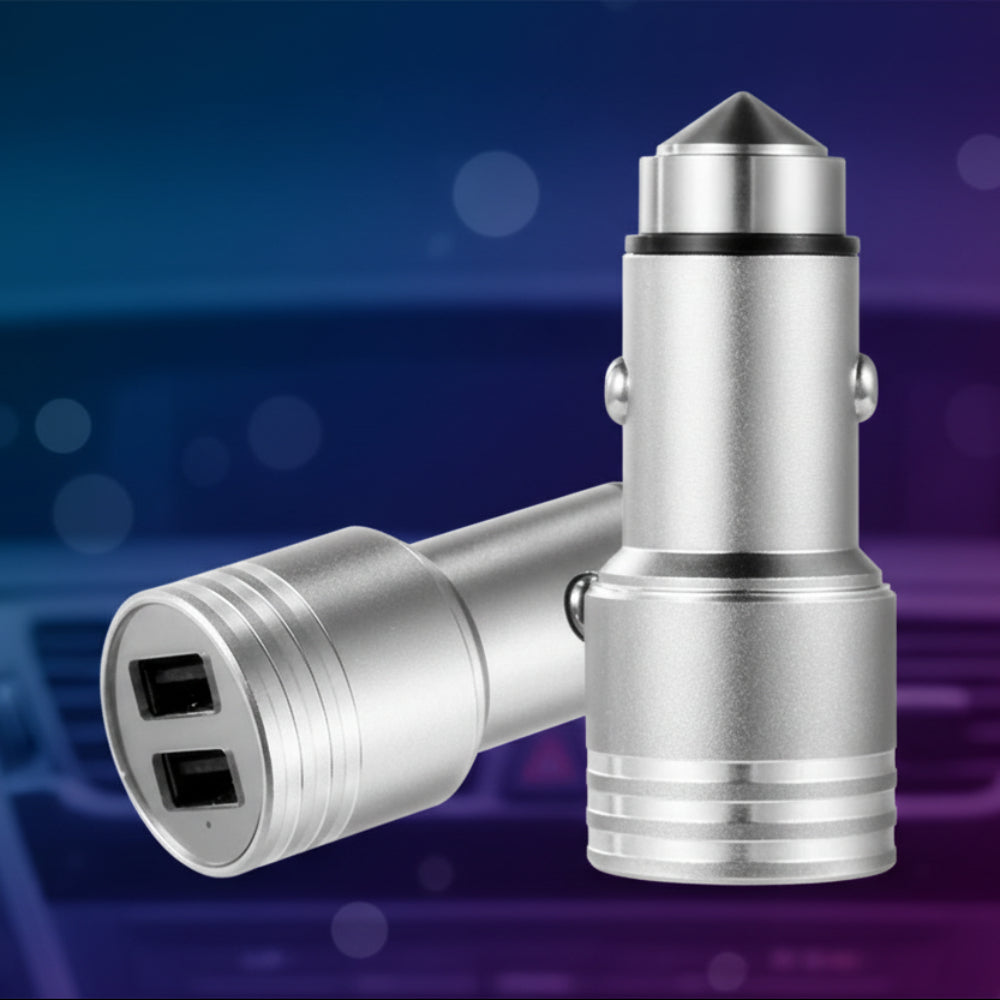 Durable bullet USB car charger with strong build for daily use