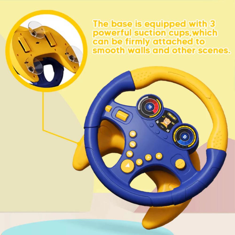 Steering Wheel Toy for Kids, plastic driving toy for kids play and entertainment in Pakistan