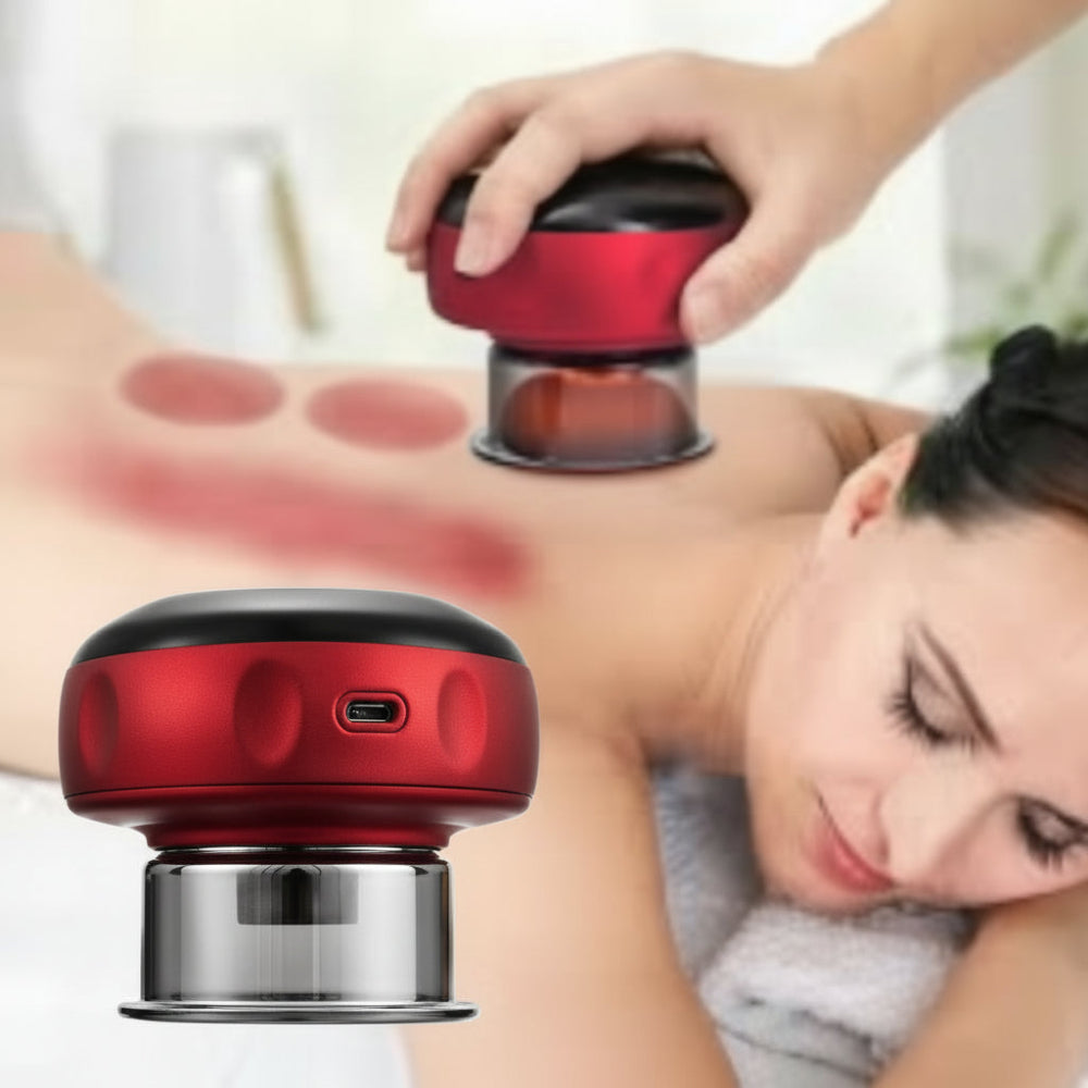 Electric hijama therapy machine complete set with cups and suction pump