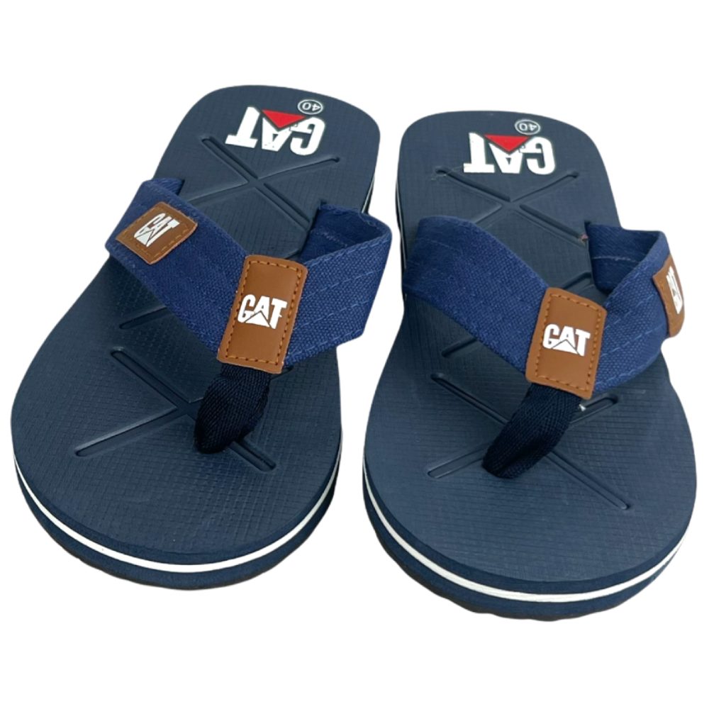 Comfortable men's flip flops featuring a lightweight design, durable toe-post strap, and supportive footbed for daily use.