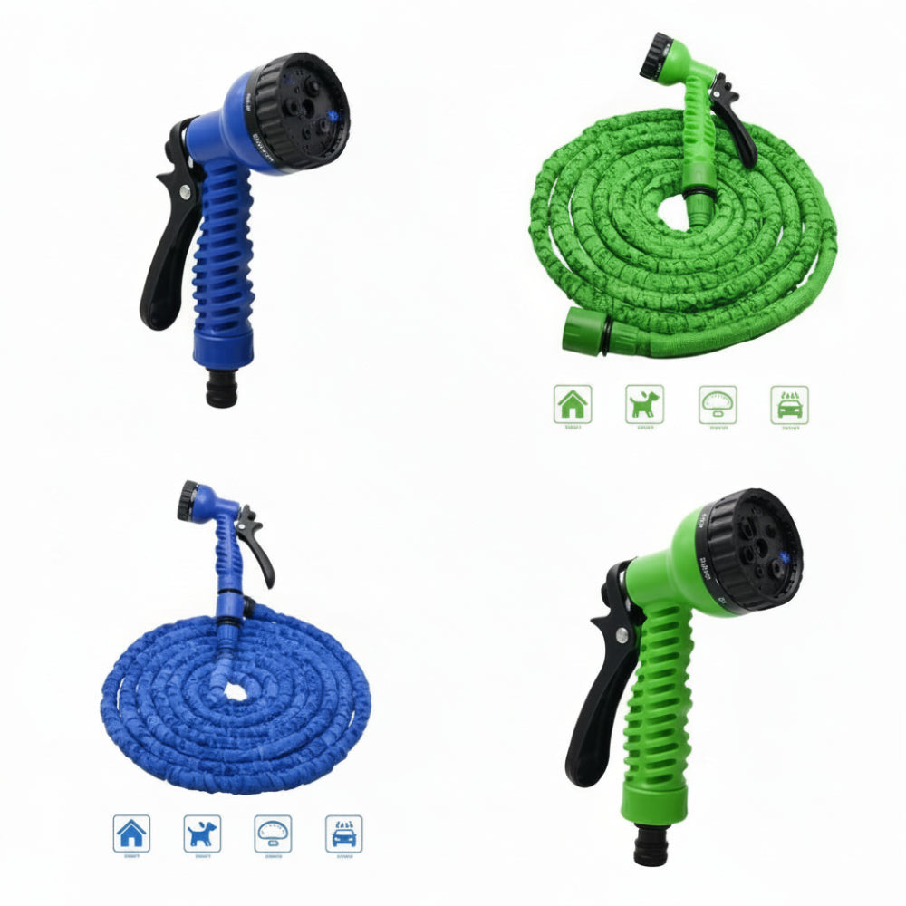 Expandable hose pipe with multi spray nozzle