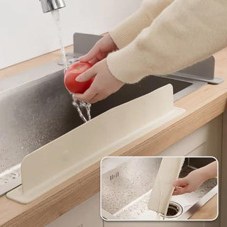 Silicone Kitchen Sink Splash Guard, easy to place guard for clean kitchen use in Pakistan