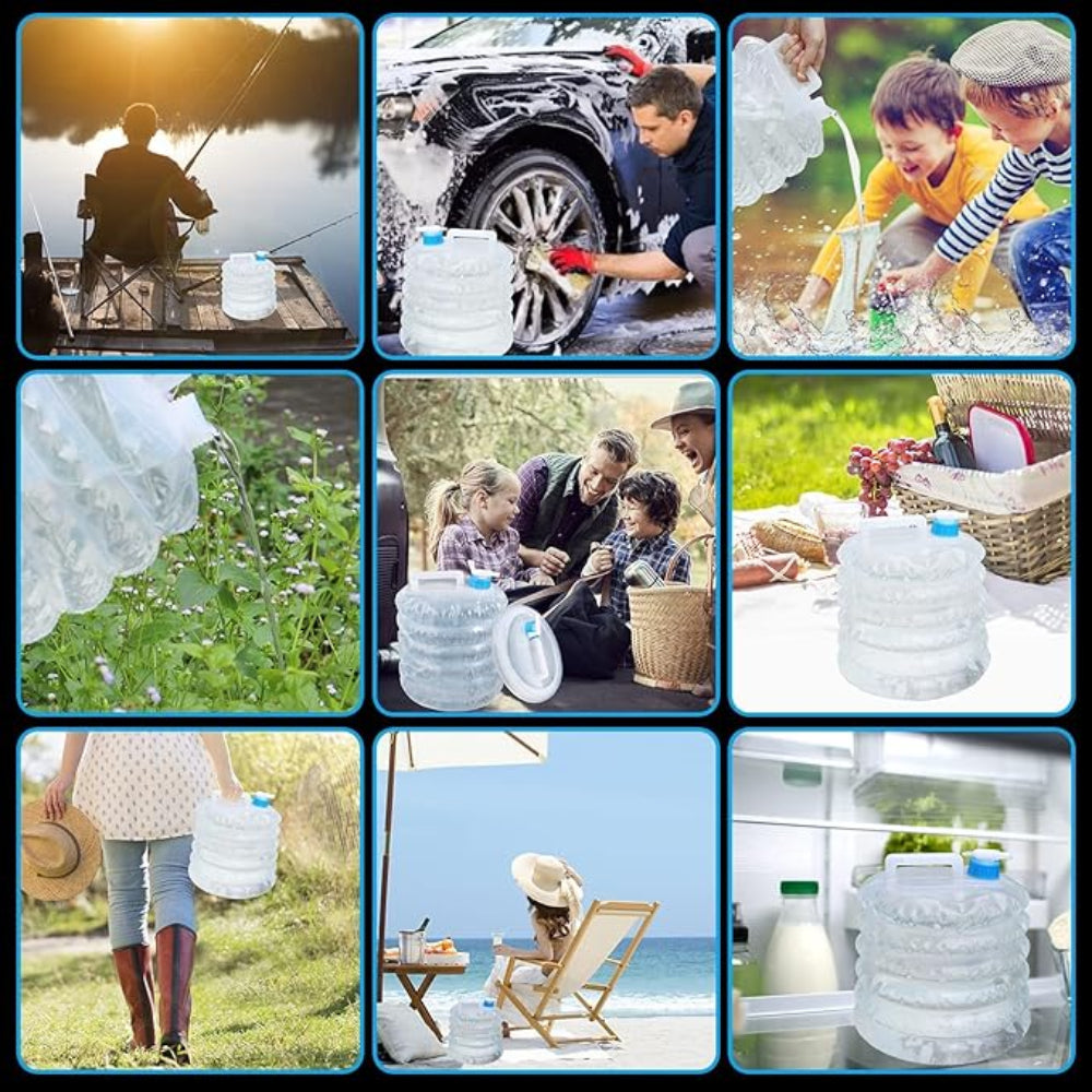 Food grade foldable water bottle 5 liter safe for drinking water