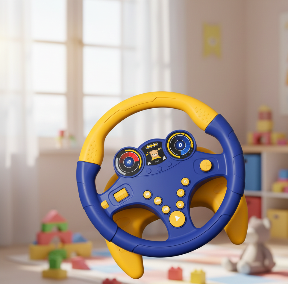 Simulation Driving Steering Wheel Toy for Kids