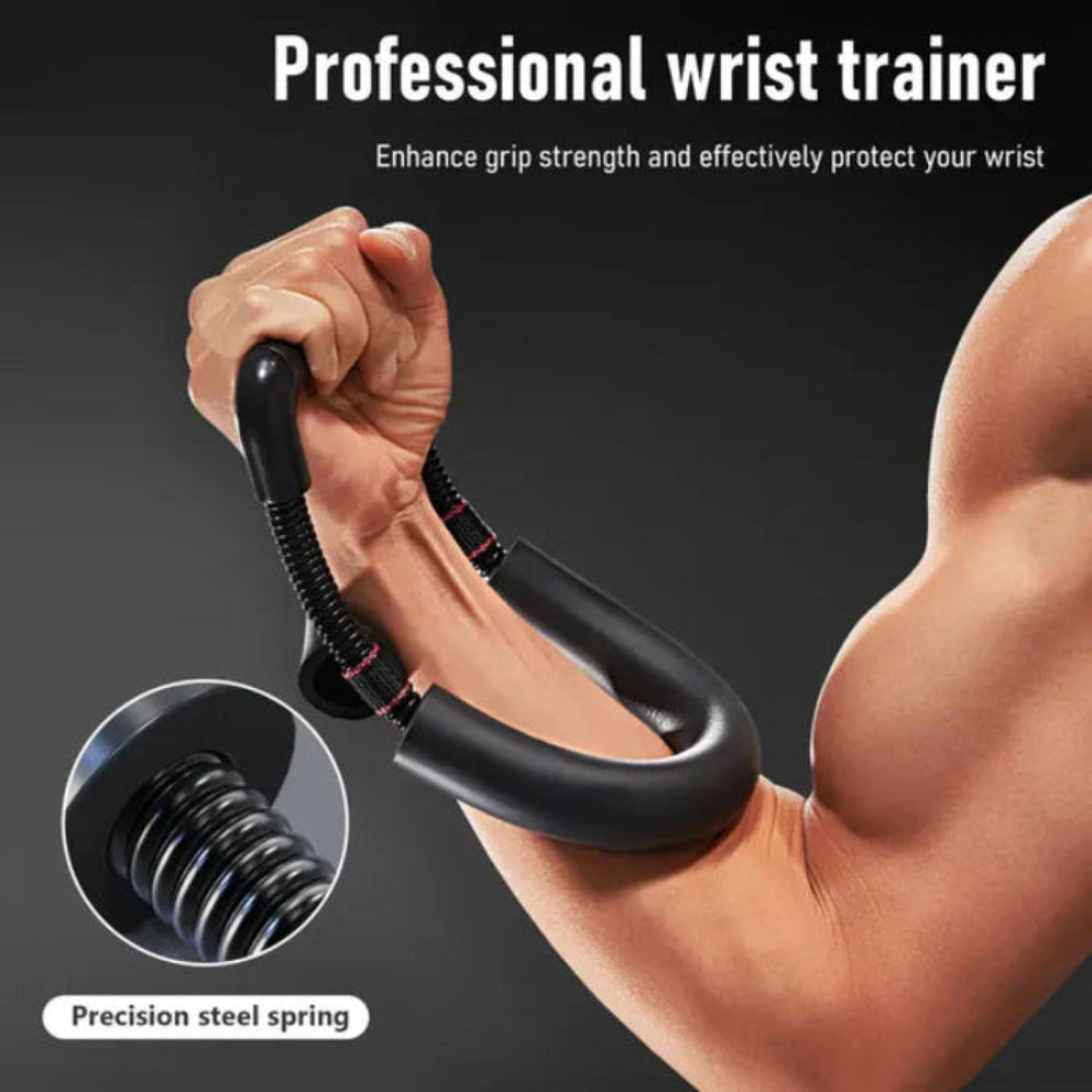 Non slip handle wrist exerciser grip for comfortable hand training