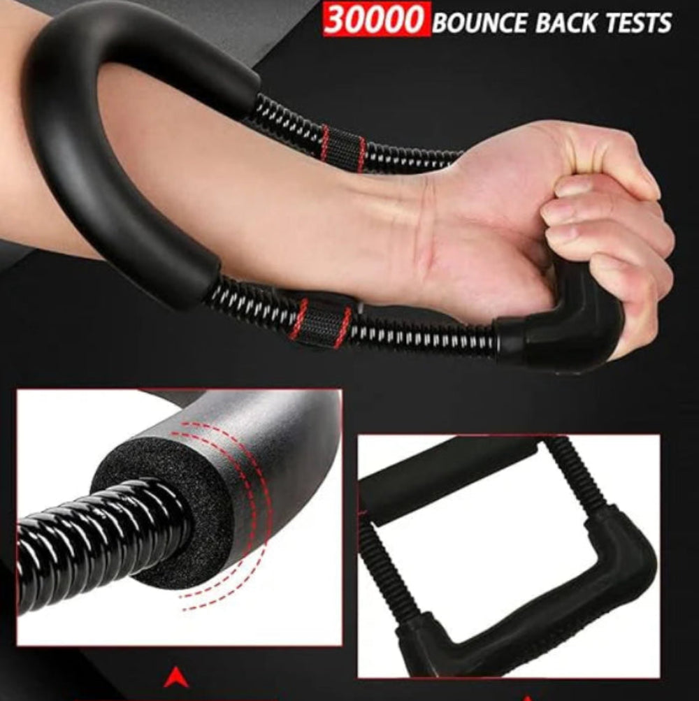 Hand wrist forearm muscle trainer for power and grip strength