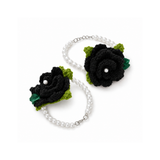 Handmade Crochet Gajry - Black