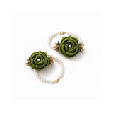 Handmade Crochet Gajry - Green
