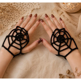 Handmade Crochet Spider Gloves