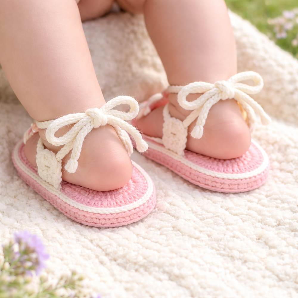 Crochet Baby Shoes, lightweight and soft shoes for babies for everyday use in Pakistan