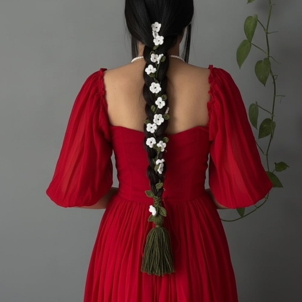 Beautiful handmade crochet paranda for girls