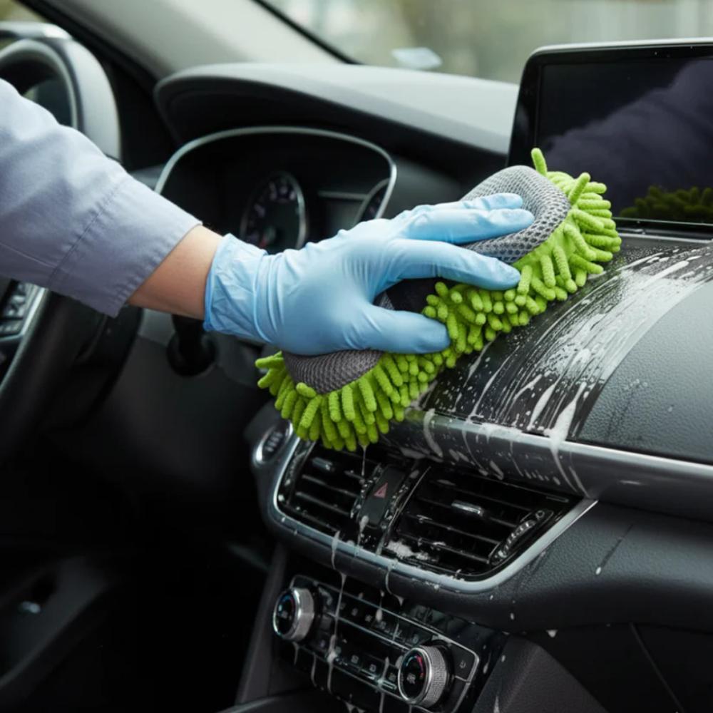 Microfiber Sponge Pad for Car Cleaning, lightweight cleaning tool for car washing in Pakistan