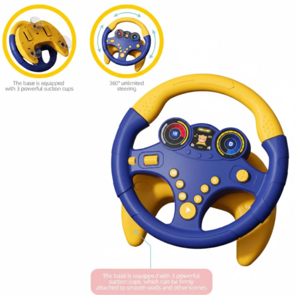 Steering Wheel Toy for Kids, simple play toy for kids to enjoy driving action in Pakistan