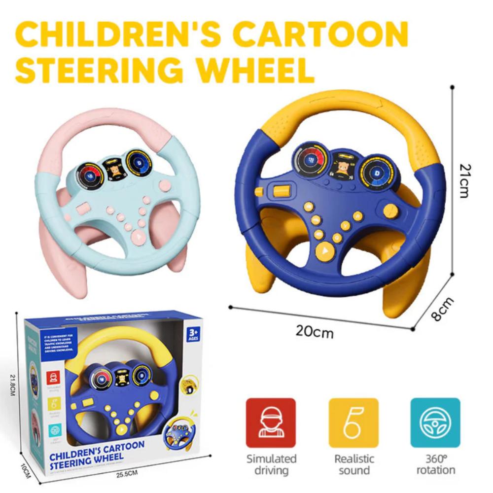 Steering Wheel Toy for Kids, lightweight toy for children indoor play in Pakistan