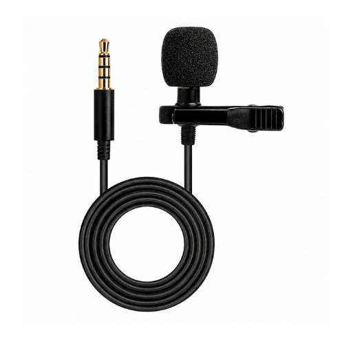 Lavalier Clip-On Collar Microphone