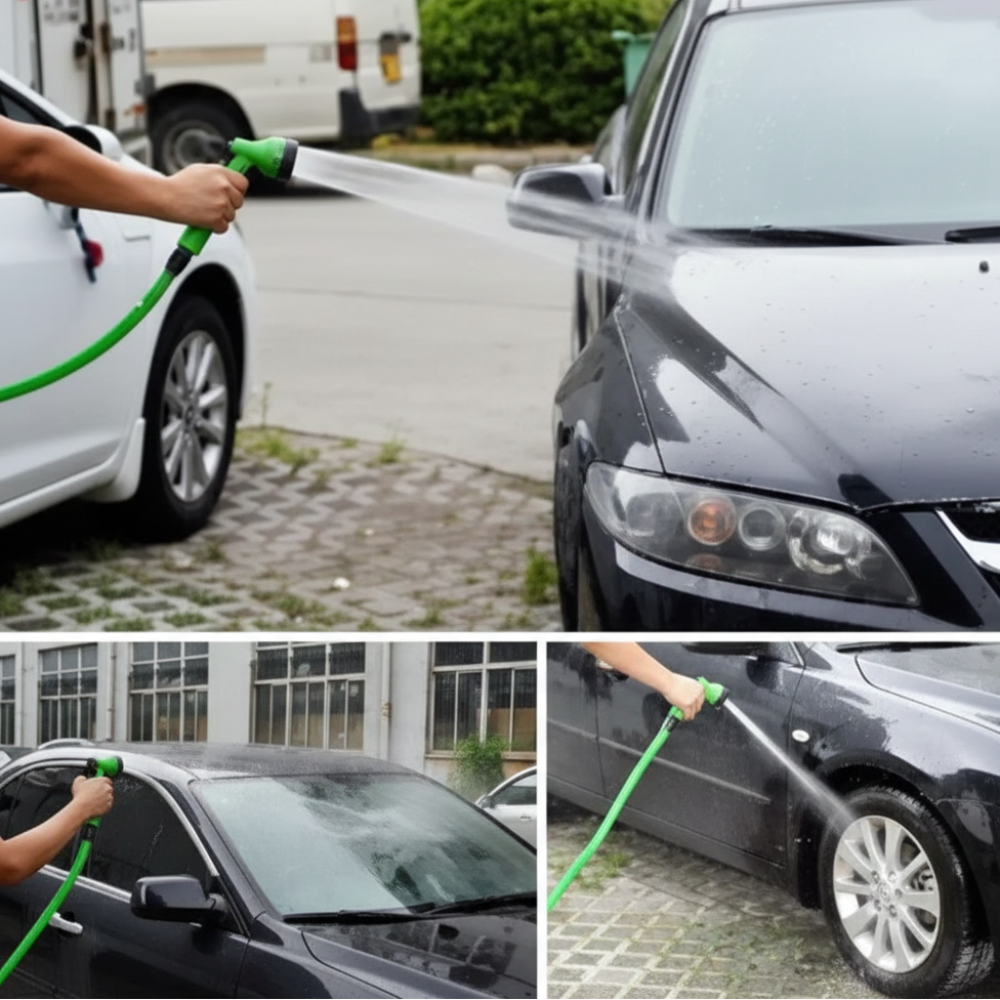 Magic hose pipe for car washing and cleaning