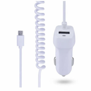 USB Fast Car Charger with Stretchable Micro USB Cable, easy phone charger for vehicles in Pakistan