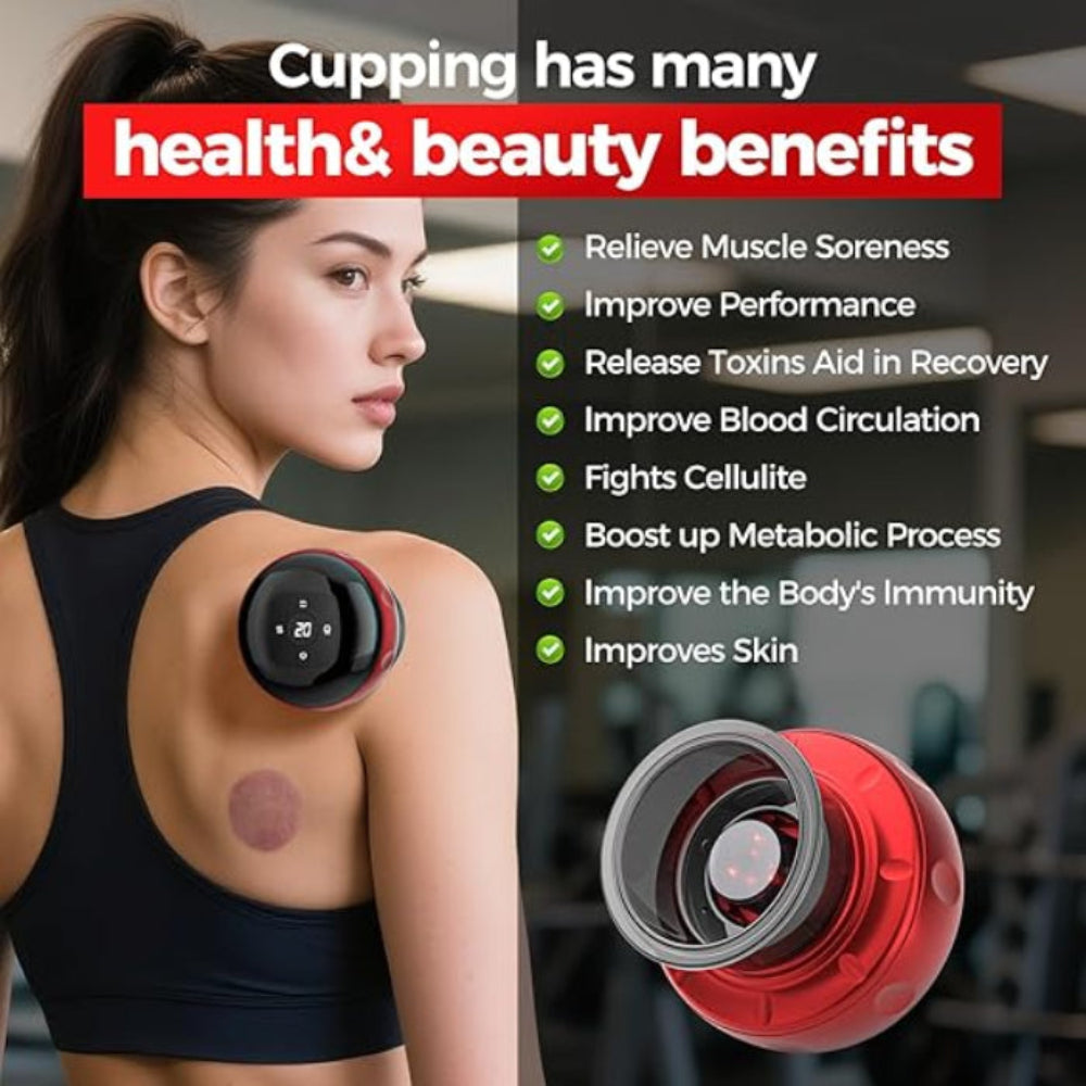 Professional electric hijama therapy machine for clinic and home use