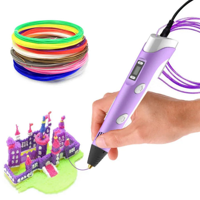 3D Printing Pen for Kids and Adults Creative Drawing Tool with PLA Filament