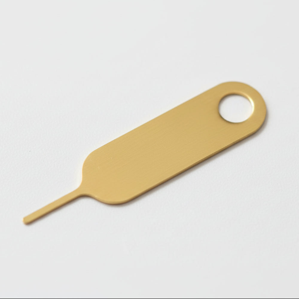 SIM ejector pin tool for removing SIM card trays in smartphones
